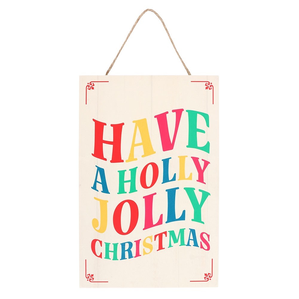 Something Different - Have a Holly Jolly Christmas Decoratief bord - Multicolours